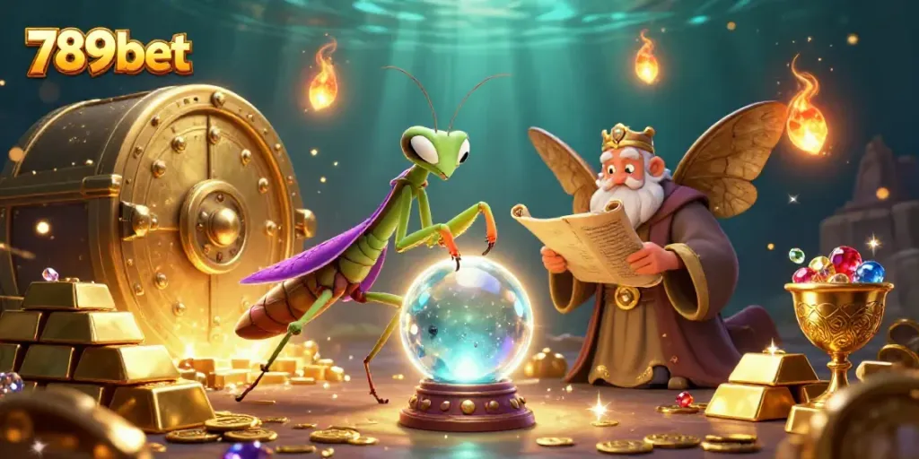 Engage in captivating 789bet adventures with fortune tellers and treasures in a mystical setting.