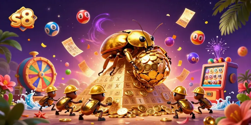 Engage with thrilling lotteries and games in the vibrant world of s8, where colorful elements bring excitement to your gambling experience.