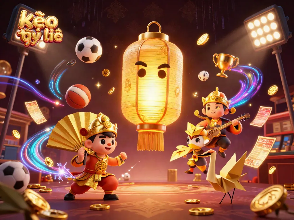 Experience kèo trực tuyến high-stakes action with vibrant elements depicting sports betting excitement.