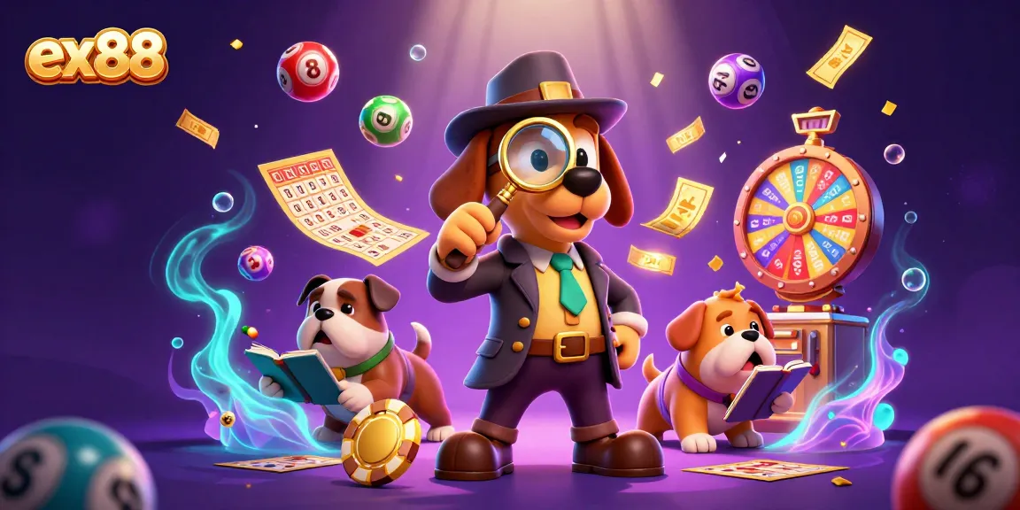Experience thrilling games with ex88 while leading a treasure hunt in this vibrant casino scene.