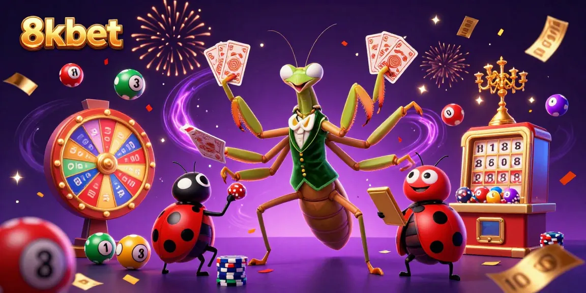 Experience thrilling gameplay at 8xbet with captivating characters and vibrant casino elements.