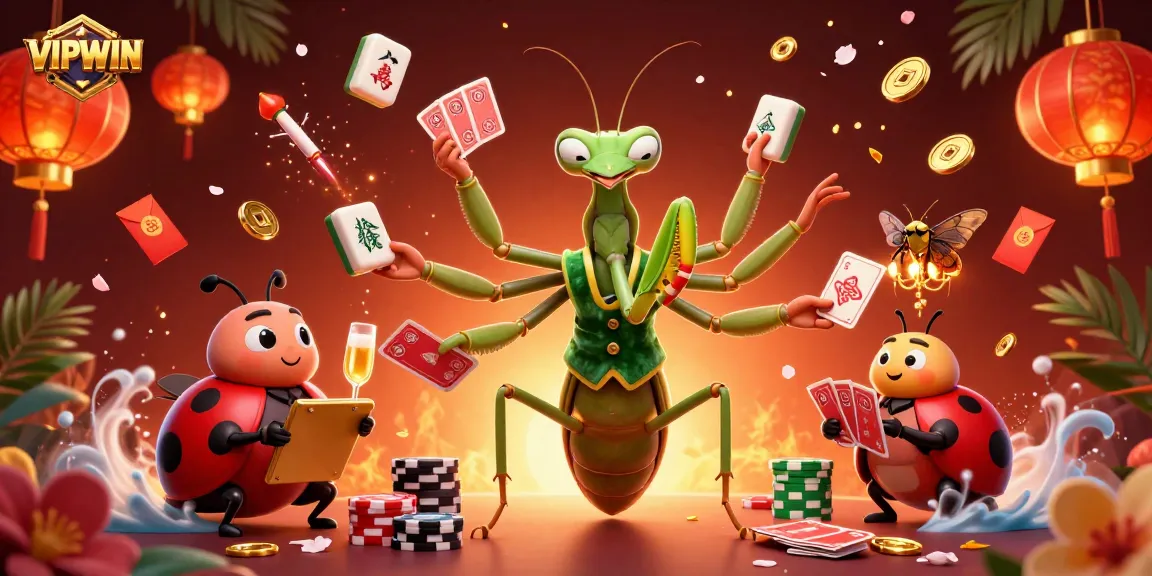 Join the action at VIPWIN with a vibrant gambling scene featuring rich graphics and thrilling elements.