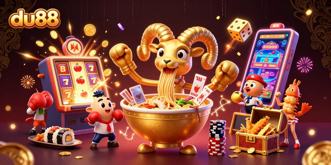 Experience the thrilling du88 casino world with vibrant slot machines and interactive characters.