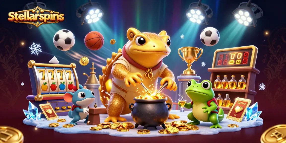 Experience the excitement of stellarspins with magical alchemists turning games into gold.
