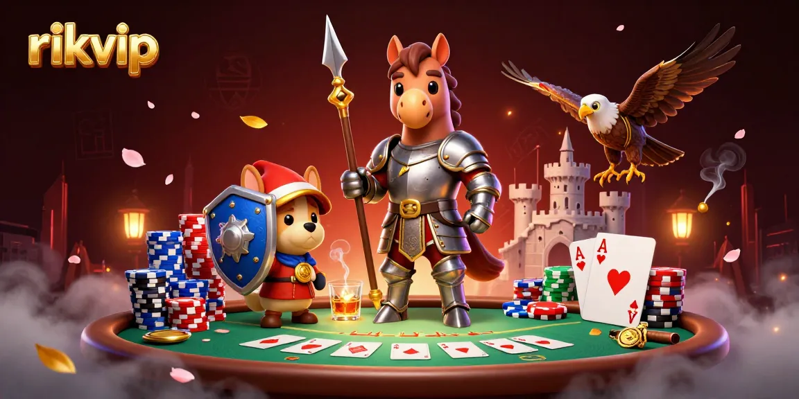 Experience epic wins at rikvip with knights and poker action in a rich casino scene.